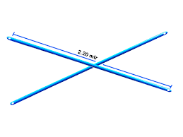 Cross Brace Scaffolding 2.2m