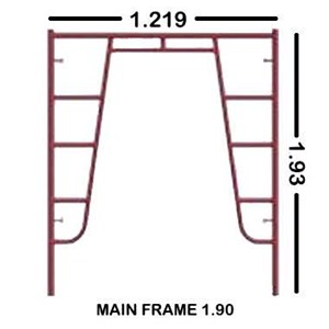 Main Frame Ukuran 1.9m